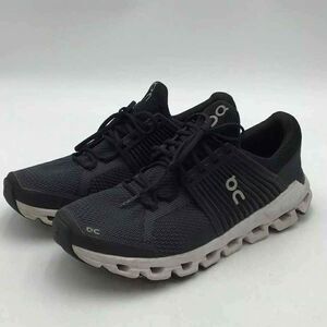 On Cloud  Black Swiss Lace Up Athletic Tennis Running Sneakers Shoes Women 10.5